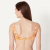 imageAmazon Essentials Womens Squareneck Swim Bikini TopRust Orange Abstract Palms