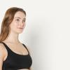 imageAmazon Essentials Womens Squareneck Swim Bikini TopWashed Black