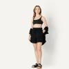 imageAmazon Essentials Womens Squareneck Swim Bikini TopWashed Black