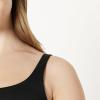 imageAmazon Essentials Womens Squareneck Swim Bikini TopWashed Black