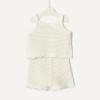 imageAmazon Essentials x Sofia Grainge Mommy amp Me Cotton Crochet Sweaters amp Tank SetsIvory