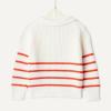 imageAmazon Essentials x Sofia Grainge Mommy amp Me Cotton Crochet Sweaters amp Tank SetsIvory Red Placed Thin Stripe