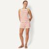 imageAmazon Essentials x Sofia Grainge Mommy amp Me Cotton Crochet Sweaters amp Tank SetsIvory Red Uneven Stripe