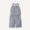 imageAmazon Essentials x Sofia Grainge Toddlers and Baby Girls Cotton Sateen Sleeveless Top and Pants Play SetNavy Gingham