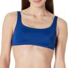 imageAmazon Essentials Womens Squareneck Swim Bikini TopDeep Blue