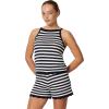 imageAmazon Essentials x Sofia Grainge Mommy amp Me Cotton Crochet Sweaters amp Tank SetsIvory Navy Polo Stripe