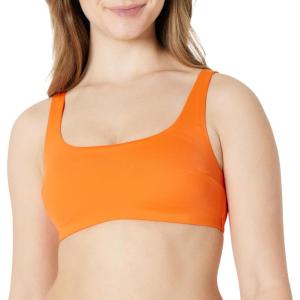 imageAmazon Essentials Womens Squareneck Swim Bikini TopOrange
