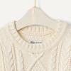imageAmazon Essentials x Sofia Grainge Babies Toddlers and Boys Cable Crewneck SweaterIvory