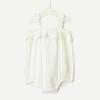 imageAmazon Essentials x Sofia Grainge Baby Girls Cotton Gauze Sleeveless RomperIvory