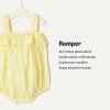 imageAmazon Essentials x Sofia Grainge Baby Girls Cotton Gauze Sleeveless RomperLight Yellow Ditsy Floral