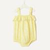 imageAmazon Essentials x Sofia Grainge Baby Girls Cotton Gauze Sleeveless RomperLight Yellow Ditsy Floral