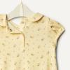 imageAmazon Essentials x Sofia Grainge Baby Girls Cotton Short Sleeve Romper with Peter Pan CollarDitsy FlowerIvory