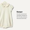 imageAmazon Essentials x Sofia Grainge Baby Girls Cotton Short Sleeve Romper with Peter Pan CollarDitsy FlowerIvory
