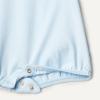 imageAmazon Essentials x Sofia Grainge Baby Girls Cotton Short Sleeve Romper with Peter Pan CollarLight BlueStripe