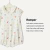 imageAmazon Essentials x Sofia Grainge Baby Girls Cotton Short Sleeve Romper with Peter Pan CollarSailboatsUneven Stripe