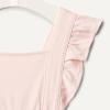 imageAmazon Essentials x Sofia Grainge Baby Girls Cotton Sleeveless Romper with RufflesLight Pink