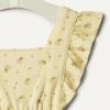 imageAmazon Essentials x Sofia Grainge Baby Girls Cotton Sleeveless Romper with RufflesLight Tan Ditsy Flower