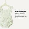 imageAmazon Essentials x Sofia Grainge Baby Girls Cotton Sleeveless Romper with RufflesPale Mint Green Ditsy Floral