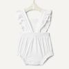 imageAmazon Essentials x Sofia Grainge Baby Girls Cotton Sleeveless Romper with RufflesWhite