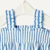 imageAmazon Essentials x Sofia Grainge Baby Girls Cotton Sleeveless Shirt and Shorts Play SetBlue Stripe