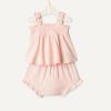 imageAmazon Essentials x Sofia Grainge Baby Girls Cotton Sleeveless Shirt and Shorts Play SetLight Pink
