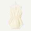 imageAmazon Essentials x Sofia Grainge Baby Girls Lightweight French Terry Sleeveless Shorts RomperGolden Yellow Uneven Stripe