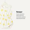 imageAmazon Essentials x Sofia Grainge Baby Girls Lightweight French Terry Sleeveless Shorts RomperIvory Big Lemon
