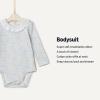imageAmazon Essentials x Sofia Grainge Baby Girls Long Sleeve Ruffle Collar BodysuitBloomsIvory