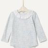 imageAmazon Essentials x Sofia Grainge Baby Girls Long Sleeve Ruffle Collar BodysuitBloomsIvory