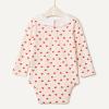 imageAmazon Essentials x Sofia Grainge Baby Girls Long Sleeve Ruffle Collar BodysuitRedHearts