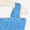 imageAmazon Essentials x Sofia Grainge Baby Girls Woven Sleeveless Ruffle RomperBlue