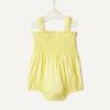 imageAmazon Essentials x Sofia Grainge Baby Girls Woven Sleeveless Ruffle RomperLight Yellow
