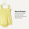 imageAmazon Essentials x Sofia Grainge Baby Girls Woven Sleeveless Ruffle RomperLight Yellow