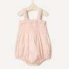 imageAmazon Essentials x Sofia Grainge Baby Girls Woven Sleeveless Ruffle RomperPeach Classic Stripe