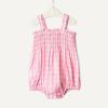 imageAmazon Essentials x Sofia Grainge Baby Girls Woven Sleeveless Ruffle RomperPink Big Gingham