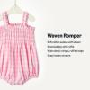 imageAmazon Essentials x Sofia Grainge Baby Girls Woven Sleeveless Ruffle RomperPink Big Gingham