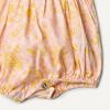 imageAmazon Essentials x Sofia Grainge Baby Girls Woven Sleeveless Ruffle RomperShell Pink Ornate Paisley