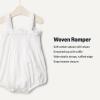 imageAmazon Essentials x Sofia Grainge Baby Girls Woven Sleeveless Ruffle RomperWhite