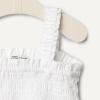 imageAmazon Essentials x Sofia Grainge Baby Girls Woven Sleeveless Ruffle RomperWhite