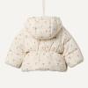 imageAmazon Essentials x Sofia Grainge Girls WaterRepellent Hooded Puffer JacketIvory Cherries