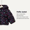 imageAmazon Essentials x Sofia Grainge Girls WaterRepellent Hooded Puffer JacketNavy Hearts