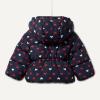 imageAmazon Essentials x Sofia Grainge Girls WaterRepellent Hooded Puffer JacketNavy Hearts
