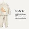 imageAmazon Essentials x Sofia Grainge Toddler and Baby Boys CottonNylon Sweater SetOatmeal Heather Squirrel