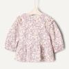 imageAmazon Essentials x Sofia Grainge Toddler and Baby Girls 34 Sleeve Knit TopDelicate FloralPink