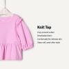 imageAmazon Essentials x Sofia Grainge Toddler and Baby Girls 34 Sleeve Knit TopPinkSmall Ladybugs