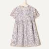imageAmazon Essentials x Sofia Grainge Toddler and Baby Girls Cotton Sateen Dress with CollarBlue Ivory Delicate Floral