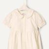 imageAmazon Essentials x Sofia Grainge Toddler and Baby Girls Cotton Sateen Dress with CollarIvory