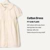 imageAmazon Essentials x Sofia Grainge Toddler and Baby Girls Cotton Sateen Dress with CollarIvory