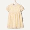 imageAmazon Essentials x Sofia Grainge Toddler and Baby Girls Cotton Sateen Dress with CollarLight Yellow Delicate Floral