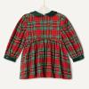 imageAmazon Essentials x Sofia Grainge Toddler and Baby Girls Long Sleeve Flannel DressCherry Red Festive Plaid